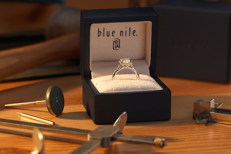 Blue nile sale diamond upgrade